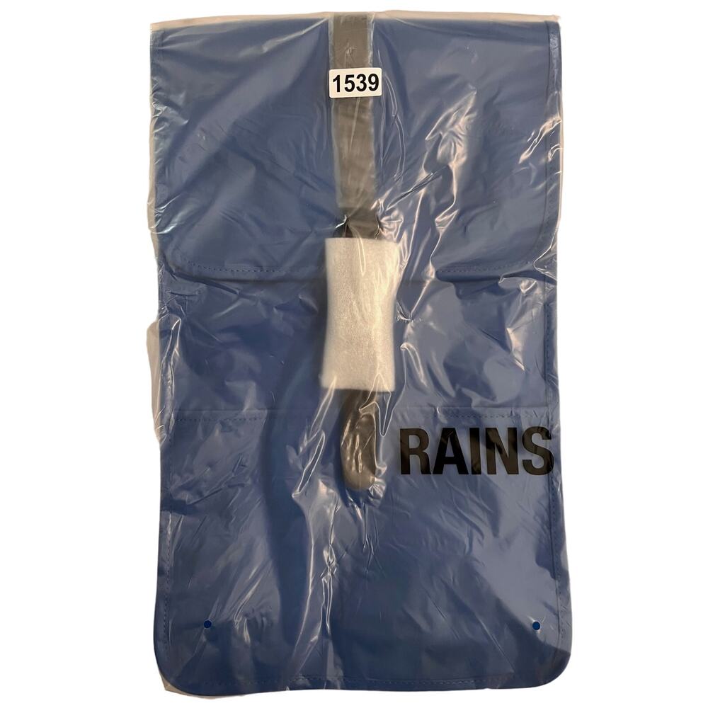 NWT RAINS Waterproof Unisex Backpack in Waves (Blue) color - Picture 6 of 8